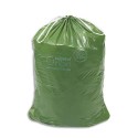 VEGETAL Boîte de 100 Sacs-poubelle à liens coulissants vert Vegetal Origin 50 litres 26 microns