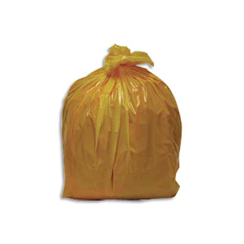 Boîte de 200 sacs poubelles traditionnels 130 litres renforcés Noir  82x120cm 34 microns NFE