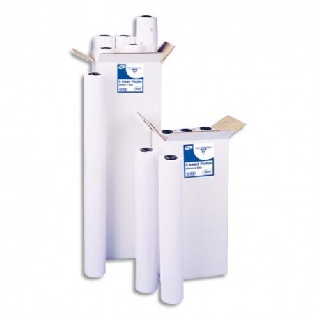 CLAIREFONTAINE Bobine papier blanc laize pour traceur 90g 0,914x45m
