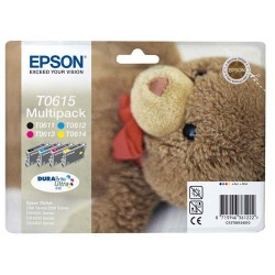 T0615 (T061540) EPSON Multipack cartouche jet d'encre 4 couleurs de marque Epson C13T061540