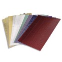 OCOLOR Sachet de 10 feuilles de carton métal ondulé 230g format 25x35 cm, couleurs assorties