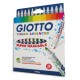Feutre de coloriage Giotto Turbo Advenced pointe moyenne étui de 12 feutres dessin extra brillant coloris assortis