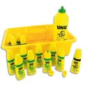 Schoolpack de 12 flacons Twist and Glue + recharge 810ml UHU