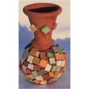 CULTURE CLUB Pot de 1 kg de mosaïques antiques, 12 couleurs assorties, 1200 pièces environ de 1x1 cm