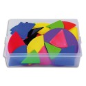 CULTURE CLUB Coffret contenant 51 sets de fractions en plastique souple couleurs assorties