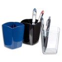 Accessoire de bureau Eco 5* Pot à crayons en polystyrène - D7,5 cm, hauteur 10,5 cm - Bleu
