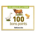 LITO DIFFUSION Boîte de 100 bons points animaux de la ferme