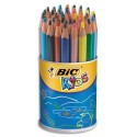 Crayon de couleur Bic Evolution triangulaire couleurs assorties pot de 48