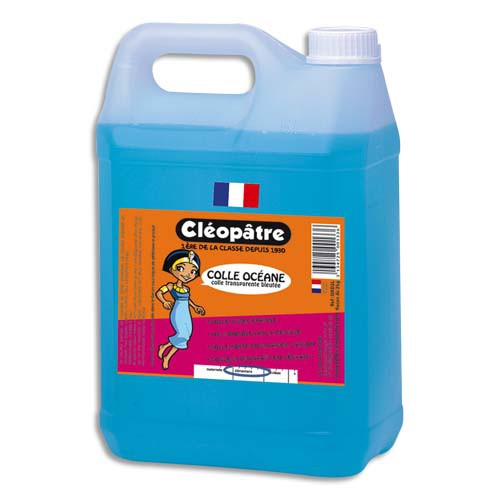 CLEOPATRE Colle Blanche vinylique / Bidon de 5 litres de colle Blanche