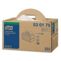 TORK Boîte distributrice de 120 Chiffons de nettoyage Ultra Résistant pliés - Format : 64 x 38 cm blanc