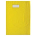 Protège cahier opaque (Grain STYL'SMS) format 24x32 12/100° sans rabat marque-page Jaune ELBA