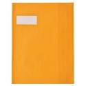 Protège cahier opaque (Grain STYL'SMS) format 24x32 12/100° sans rabat marque-page Orange ELBA