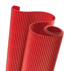 CANSON Rouleau de carton ondulé 314g 0.5 x 0.7M rouge