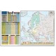 LFC Carte murale europe 120 x 80 administrative - En polypro 5*10è effaçable à sec