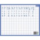 CBG Ardoise Effaçable à sec rembordée - 2 faces Alphabet avec lignes seyes - 21x26,5 cm