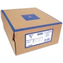 CLAIREFONTAINE B/500 enveloppes blanches autoadhésives 80g format DL 110x220mm 