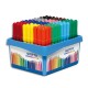 Feutre de coloriage Giotto Maxi Turbo pointe large schoolpack de 108 feutres dessin couleurs assorties