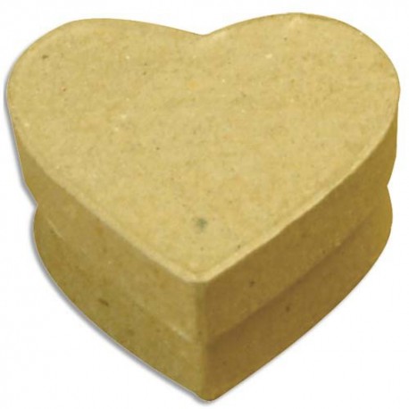 PW INTERNATIONAL Boîte carton petit modèle coeur diamète 10,3 x 6,8 cm