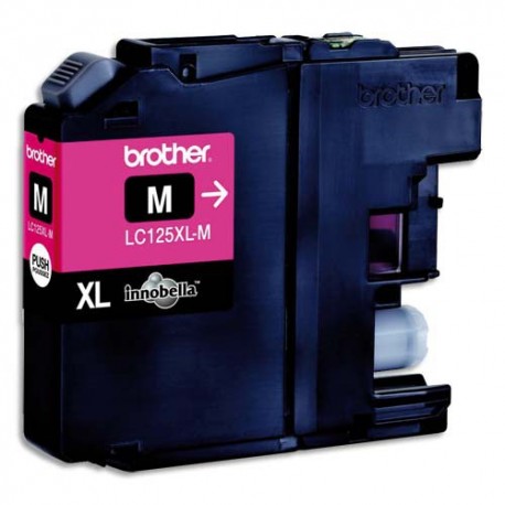 BROTHER LC-125M (LC125M) Cartouche jet d'encre HC magenta de marque brother LC125M (LC-125M)