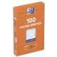 HAMELIN Boîte de 100 fiches bristol 125x200 mm uni blanc 235000