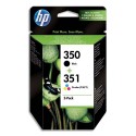 HP 350/351 (SD412E) - Pack de 2 cartouches jet d'encre noir et couleur de marque HP SD412EE (HP 350/351)