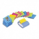 POST IT Dévidoir z-notes Super Sticky Post-it® PRO Bleu Pervenche + 12 blocs 76x76 mm, 90F.