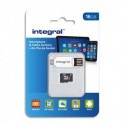 INTEGRAL Carte Micro SDHC 16Go Class 10 90MB/s + Lecteur OTG INMSDH16G10-SPTOTGR + redevance