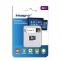 INTEGRAL Carte Micro SDHC 32Go Class 10 90MB/s + Lecteur OTG INMSDH32G10-SPTOTGR + redevance