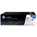 HP 125A (CF373A) - Tri pack couleur laser 125A CF373AM