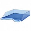 JALEMA Corbeille à courrier Silky Touch. Dim. L33,5 x H25,5 x P6,5 cm - Bleu translucide