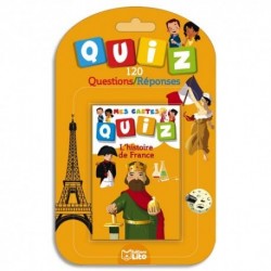 LITO DIFFUSION Jeu de cartes Quizz 120 questions réponses thème L'histoire de France