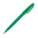 Stylo feutre Pentel Sign Pen S520 pointe en nylon largeur de trait 0,8 mm existe noir, bleu, rouge, vert et assortis 7 couleurs - Vert