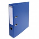 Classeur à levier EXACOMPTA Prem Touch matière PVC dos de 5 ou 7cm très résistant choix des coloris - Bleu foncé
