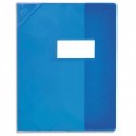 Protège-cahier Elba Strong Line cristal 15/100° + coins renforcés (30/100°) choix du coloris ainsi que du format - Bleu