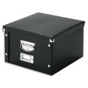 Boite de rangement LEITZ CLICK&STORE S-Box. Format A5 - Dimensions : L216xH160xP282mm. Coloris noir.