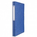 Boîte de classement Elba Eurofolio dos de 2,5, 4, 6 et 9 cm, en carte lustrée 7/10e coloris au choix - Bleu