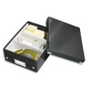 Boîte de rangement LEITZ CLICK&STORE S-Box avec compartiments amovibles. Coloris noir.