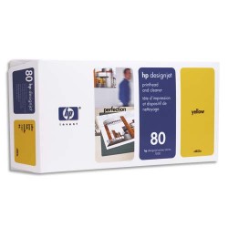 HP 80 (C4823A) - Tête d'impression jaune de marque HP C4823A (HP N°80)