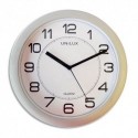 UNILUX Horloge Attraction Gris métal, en plastique, magnétique, mécanisme à quartz - Diamètre 22 cm