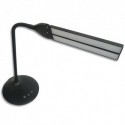 ALBA Lampe à Led Ledtwin Noire sans fil, recharge USB, en ABS - Tête 34 cm, Hauteur 36 cm, Socle 18 cm