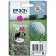 EPSON (T3473) Cartouche "balle de golf" jet d'encre durabrite ultra magenta XL C13T34734010