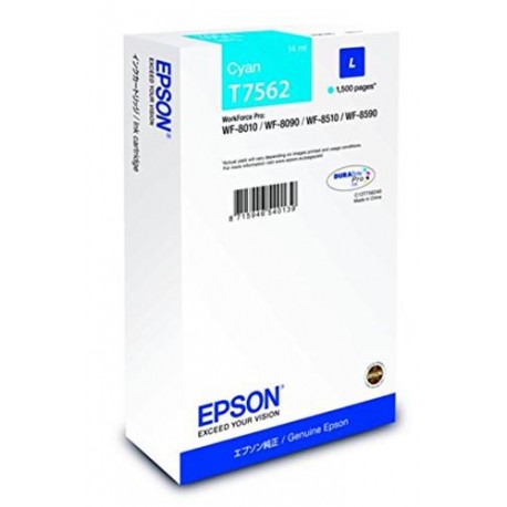 T7562 (T756240) EPSON Cartouche jet d'encre Cyan L de marque Epson C13T756240