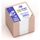 OXFORD Bloc cube 680 feuilles blanches SCRIBZEE 9X9cm avec distributeur plastique gris clair