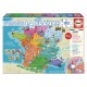 EDUCA Puzzle 150 départements et régions de France, 150 pièces, format 40 x 28 cm