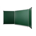 ULMANN Tableau triptyque émaillé Vert - Format : L400 x H100 cm ouvert, fermé 200 x 100 cm