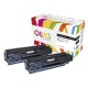 OWA Pack de 2 toners compatibles noir HP CE278AD/CNO CRG726 K35356OW