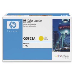 HP 643A (Q5952A) - Cartouche laserjet jaune de marque HP Q5952A (N°643A)
