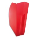 EXACOMPTA Porte-revues Iderama rouge carmin translucide - Dos 11 cm, H32 x P29,2 cm - Rouge carmin translucide
