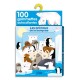 LITO DIFFUSION Boîte de 100 gommettes thème les animaux de la banquise