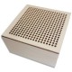GRAINECREATIVE Boîte à broder carrée en bois format 90x90x50 mm